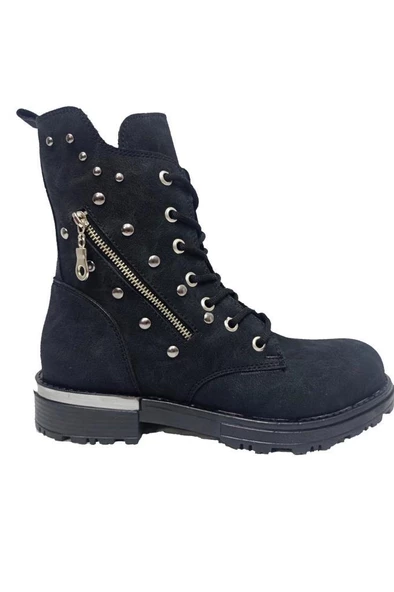 Allegre 1920 Kar Kış Sıcak Astar Filet Çocuk Bot - Resim 8