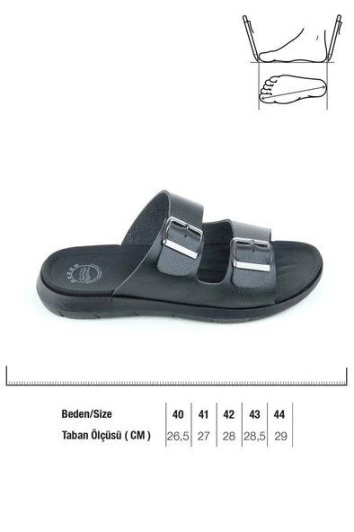 Gezer 14377 Fuspetli Taban Erkek Terlik - 5