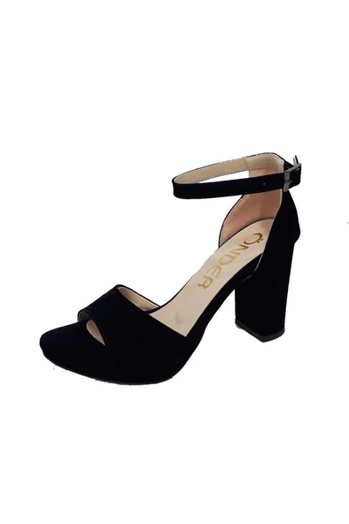 Önder 33011-22 Süet 10mm Platform Fashıon Kadın Sandalet