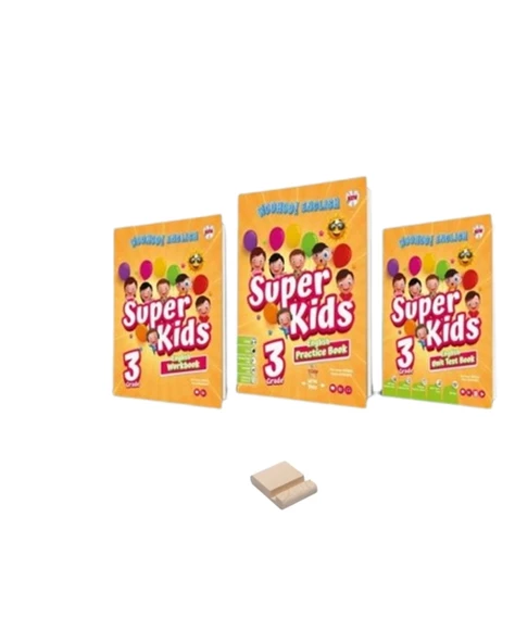 3.Sınıf Woohoo Englısh SUPER KIDS(Practice + workbook+unıt test book) YENİ