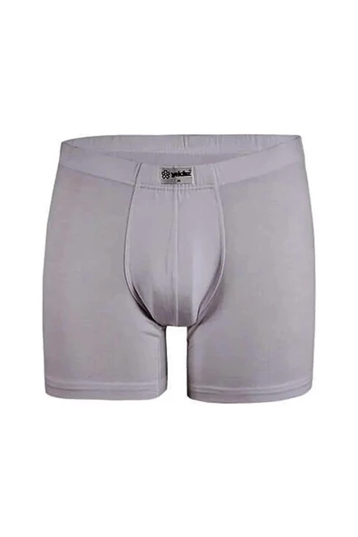 Yıldız Erkek Bambu Likralı Boxer 320 - 6 Adet  Gri 3XL