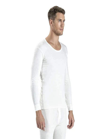 Jiber Erkek Termal Üst Fanila 170- 1 Adet  Ekru 2XL - 2