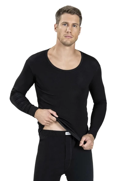 Jiber Erkek Termal Üst Fanila 170- 1 Adet  Siyah S ürün görseli 1