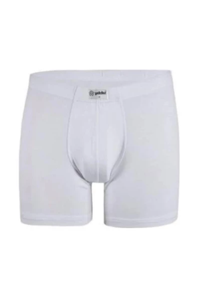 Yıldız Erkek Bambu Likralı Boxer 320 - 6 Adet  Beyaz XL