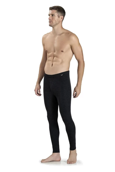 Jiber Erkek Termal Alt Tayt 175 - 1 Adet  Siyah 2XL - Resim 2