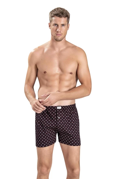 Jiber Erkek Baskılı Karışık Renk Boxer 130 - 3 Adet  L Karışık Renk