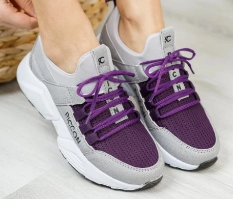 Riccon Kadın Buz Mor Sneaker 0012072