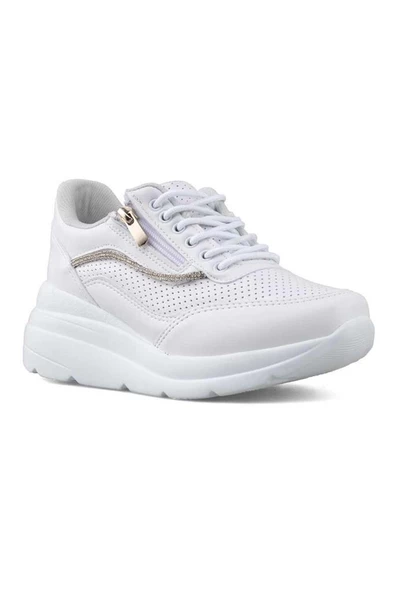 Flet 207-24 Deri Trend Fashion Sneakers Kadın Ayakkabı - 4