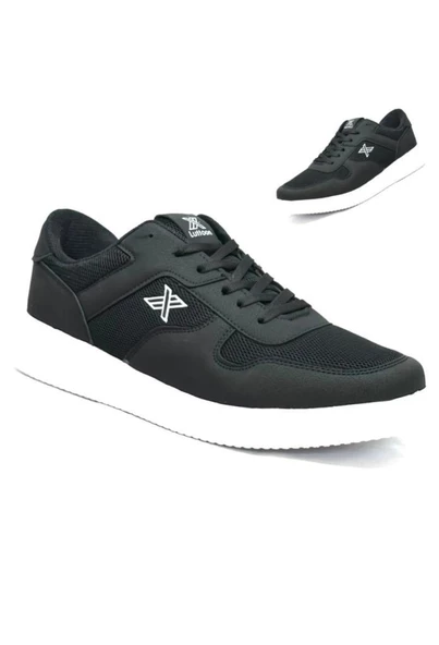 Luttoon 4027-24 Trend Fashion Sneakers Kadın Ayakkabı Siyah Beyaz - 3