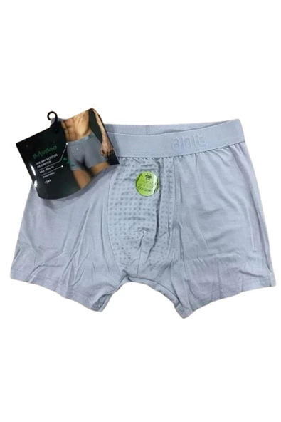 Anıt Erkek Nefes Alan Bambu Likralı Boxer 1284 - 6 Adet   Gri 2XL - 3