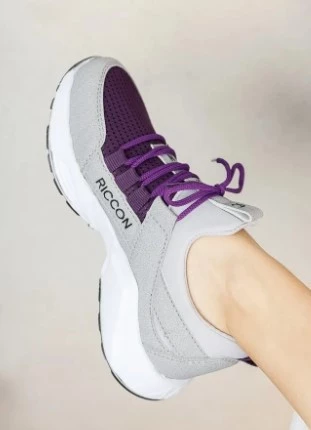 Riccon Kadın Buz Mor Sneaker 0012072 - 2
