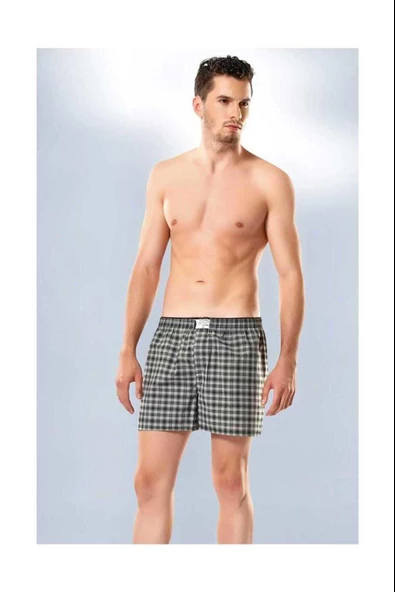 Anıt Erkek Poplin Boxer 1118 - 3 Adet  Karışık Renk S