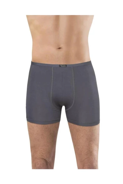 Anıt Erkek İnce Belli Bambu Likralı Boxer 1273 - 6 Adet  2XL Antrasit