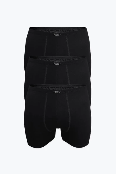 Anıt Erkek İnce Belli Bambu Likralı Boxer 1273 - 3 Adet  Siyah M - Resim 2