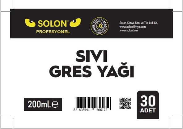 30 Adet (1 Koli) Profesyonel Sıvı Gres Sprey 200 Ml. - 3