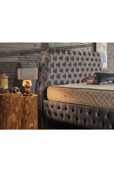 Niva Eylül Sandıklı Baza Başlık ( Gümüş Veya Gold Renk Ayaklı )yatak Hariç - Resim 2