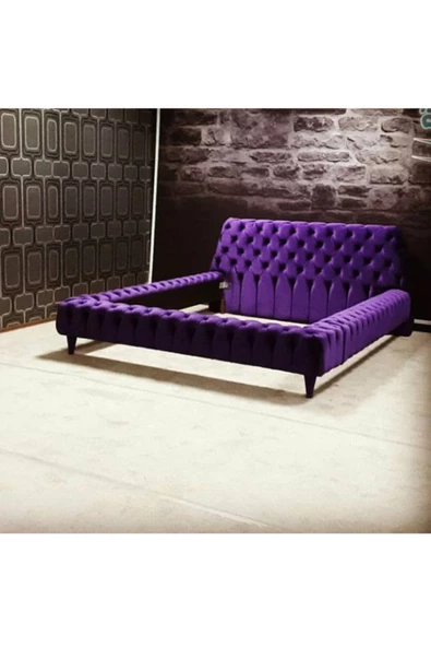 Chester Set Baza Başlık Sandıksız Renk Mor (yatak Hariç) - Resim 2