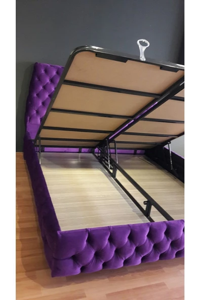 Çift Kişilik Sandıklı Baza Başlık - Resim 3