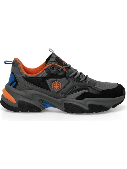 LUMBERJACK JOAO 4PR K.GRİ TURUNCU COMFORT CASUAL ANATOMİK SPOR AYAKKABISI - Resim 3