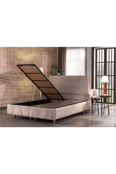 Krem Sandıklı Baza Başlık Dream Set - 2