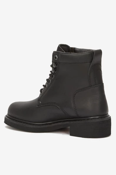 Harley Davidson Gibson Hakiki Deri Bot 35-40 Black Yağlı Deri - 3
