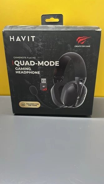 Havit Gamenote Fuxi-H3 Gaming Oyuncu Mikrofonlu Kulaklığı 7.1 - 4 Modlu (BT, 2.4Ghz, Type-C, 3.5mm) Siyah (Teşhir&Outlet) - 6