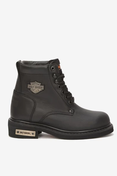 Harley Davidson Gibson Hakiki Deri Bot 35-40 Black Yağlı Deri - 2