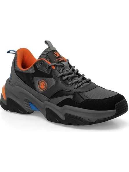 LUMBERJACK JOAO 4PR K.GRİ TURUNCU COMFORT CASUAL ANATOMİK SPOR AYAKKABISI - Resim 2