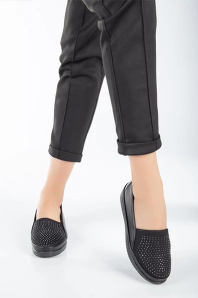 Ayzen 147-24 Deri Anatomik Fahıon Kadın Ayakkabı - 2