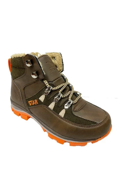 Star Kids 4476 Kürklü Trekking Filet Çocuk Bot - 10