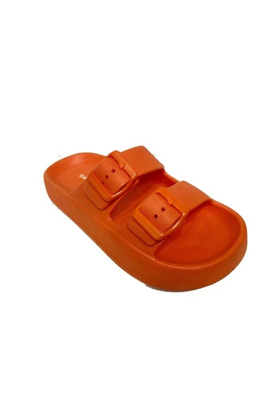 Akınal E282-24 Ortopedik Suya Dayanıklı Kadın Terlik 36-40 Pastel Turuncu