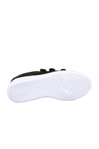 M.P 222-2518 Sport Casual Kadın Sneakers Ayakkabı Siyah Beyaz - 3