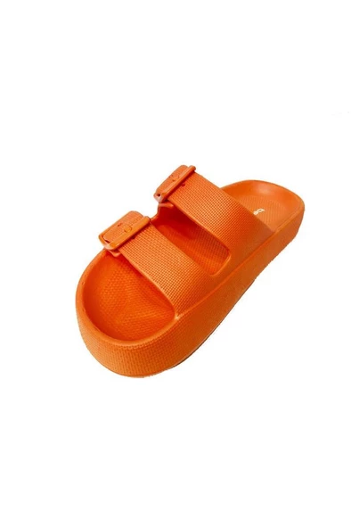 Akınal E282-24 Ortopedik Suya Dayanıklı Kadın Terlik 36-40 Pastel Turuncu - 2