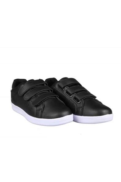 M.P 222-2518 Sport Casual Kadın Sneakers Ayakkabı Siyah Beyaz - 2