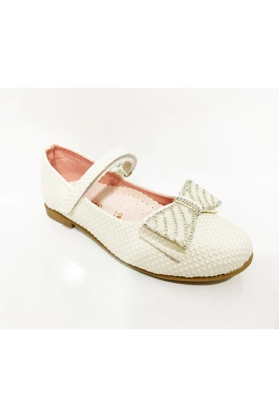 İremsu 9101-24 Baskı Deri Fashion Kız Çocuk Babet 31-36 - 5