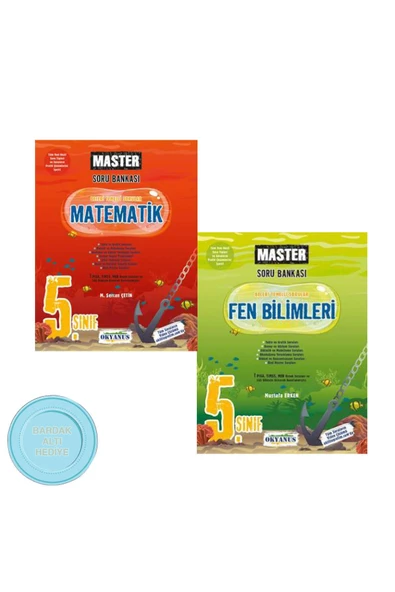 5. Sınıf Okyanus Master Matematik Soru Bankası Ve Okyanus Master Fen Bilimleri Soru Bankası