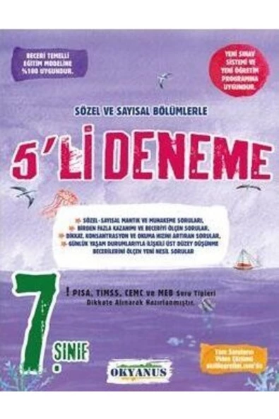 Okyanus Yayınları 7. Sınıf 5 Li Deneme