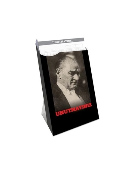 Atatürk Unutmayınız Kartı Kutulu 8,5x14 60 Yaprak Çizgili+Kareli (3426) Gıpta