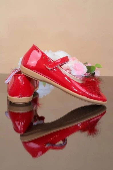 Anılbebe 34001-B Rugan Taşlı Fashıon Bebe Babet - 3