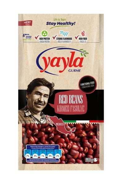 Yayla Gurme Kırmızı Fasulye 500 gr