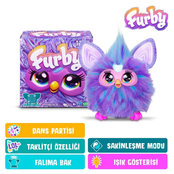 Furby İnterakti̇f Peluş Mor - Resim 2