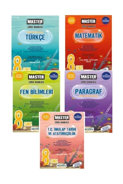 8 Sınıf Lgs Yeni Baskı Set 5 Kitap Okyanus Master