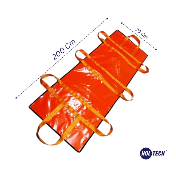 HOLTECH Hasta Taşıma Sedyesi 200 x 70 Cm Emniyet Kilitli Acil Durum Sedye Sağlık Kabinlerine Uygun - 5