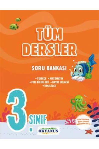 3. Sınıf Tüm Dersler Soru Bankası / Kolektif / Okyanus Yayınları / 9786057985699 - 1