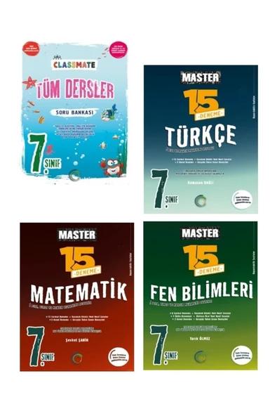7. Sınıf Classmate Tüm Dersler Soru Bankası + Branş Deneme Set Okyanus 2024