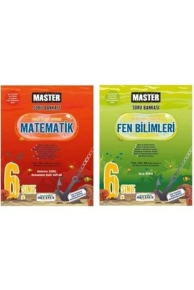 Okyanus Yayınları 6. Sınıf Master Matematik Fen Bilimleri 2'li Set