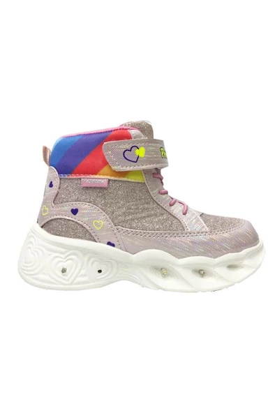 Promax 1730 Işıklı Deri Simli Patik Çocuk Spor Bot 26-31 - 11