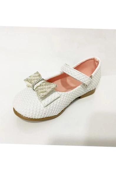 İremsu 9102-24 Baskı Deri Fashion Kız Çocuk Babet 26-30 - 4