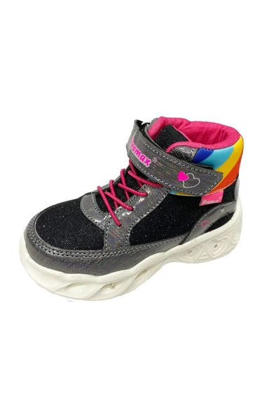 Promax 1730 Işıklı Deri Simli Patik Çocuk Spor Bot 26-31 - 7