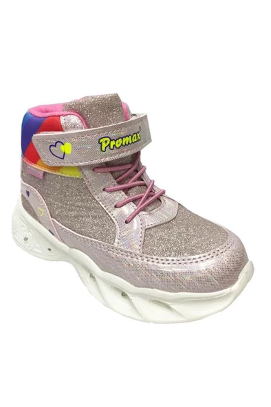 Promax 1730 Işıklı Deri Simli Patik Çocuk Spor Bot 26-31 - 10